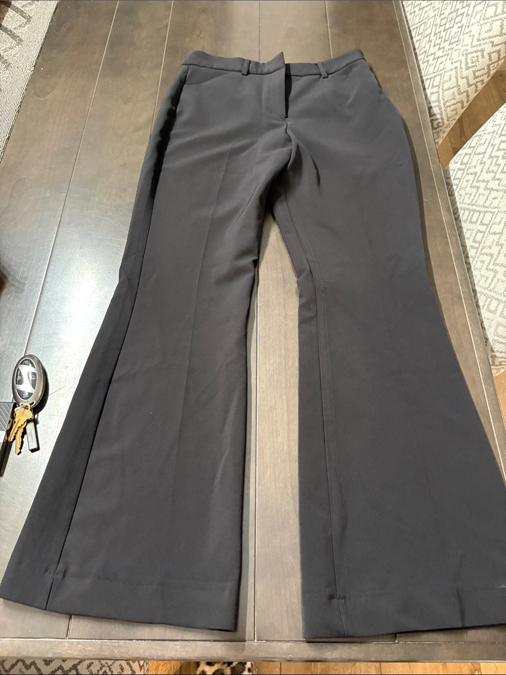 Express Black Boot-Cut Dress Pants